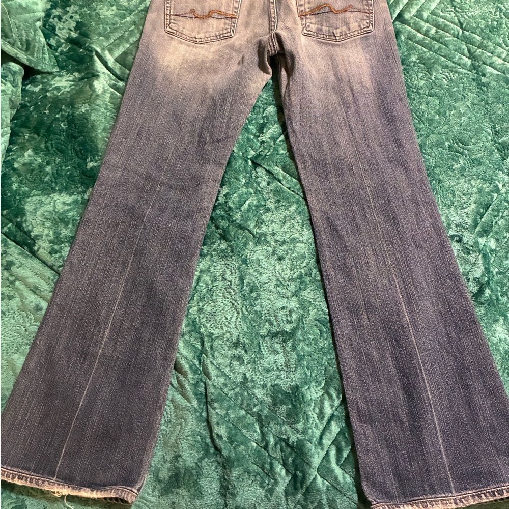 7 For All Mankind Light Blue Denim Jeans - Picture 7 of 10